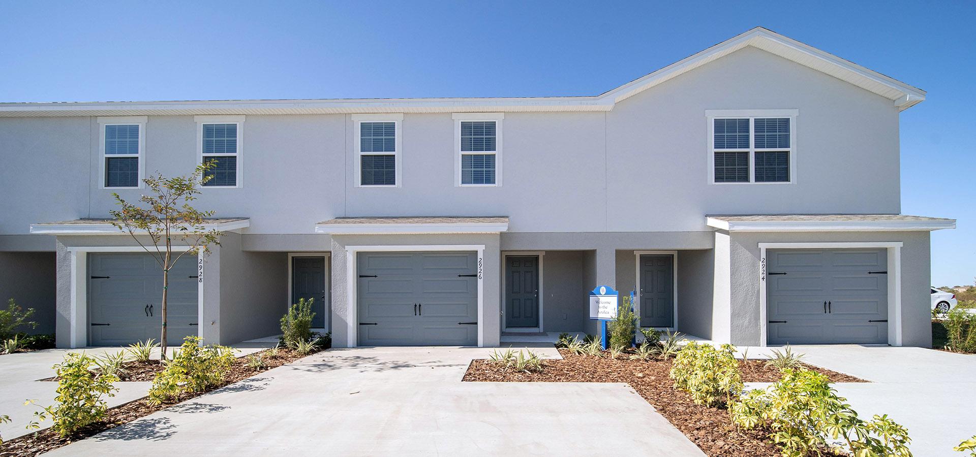 The Azalea by Highland Homes A New Townhome in St. Cloud, FL at
